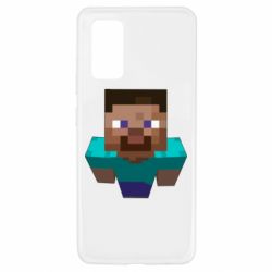 Чехол для Samsung A32 4G Steve from Minecraft - PrintSalon