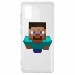 Чехол для Samsung A41 Steve from Minecraft