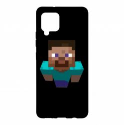 Чехол для Samsung A42 5G Steve from Minecraft - PrintSalon