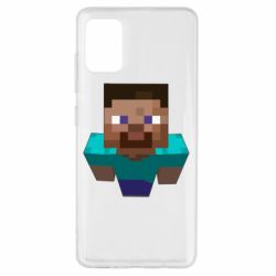 Чохол для Samsung A51 Steve from Minecraft