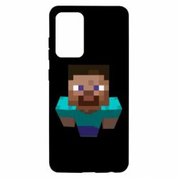 Чехол для Samsung A52 5G Steve from Minecraft - PrintSalon