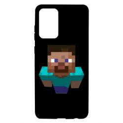 Чехол для Samsung A72 5G Steve from Minecraft - PrintSalon