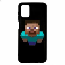 Чехол для Samsung M51 Steve from Minecraft - PrintSalon
