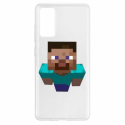 Чехол для Samsung S20 FE Steve from Minecraft - PrintSalon