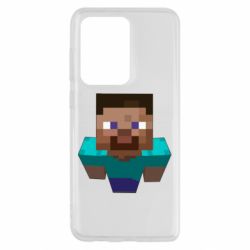 Чехол для Samsung S20 Ultra Steve from Minecraft - PrintSalon
