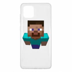 Чехол для Samsung Note 10 Lite Steve from Minecraft - PrintSalon