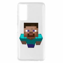 Чехол для Huawei P Smart 2021 Steve from Minecraft - PrintSalon