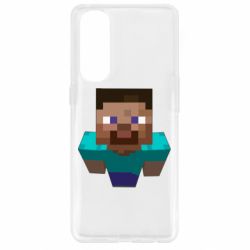 Чехол для Oppo Reno 4 Pro Steve from Minecraft - PrintSalon