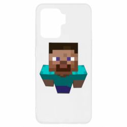 Чехол для Oppo Reno 5 Lite Steve from Minecraft - PrintSalon