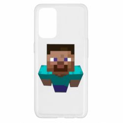 Чехол для Oppo Reno 5 4G Steve from Minecraft - PrintSalon