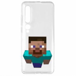 Чехол для Xiaomi Mi10/10 Pro Steve from Minecraft - PrintSalon