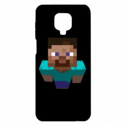 Чехол для Xiaomi Redmi Note 9S/9Pro/9Pro Max Steve from Minecraft - PrintSalon