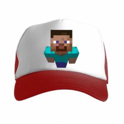 Кепка-тракер Steve from Minecraft - PrintSalon
