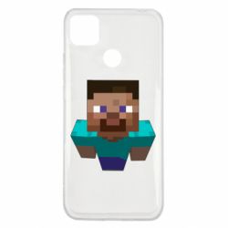 Чехол для Xiaomi Redmi 9c Steve from Minecraft - PrintSalon