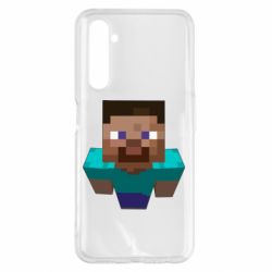 Чехол для Realme 6 Pro Steve from Minecraft - PrintSalon