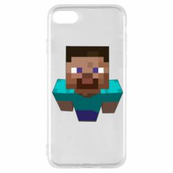 Чехол для iPhone SE 2022 Steve from Minecraft - PrintSalon
