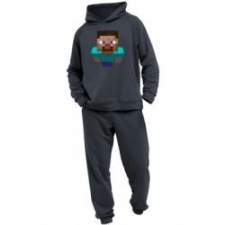 Мужской костюм Steve from Minecraft - PrintSalon
