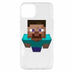 Чехол для iPhone 14 Plus Steve from Minecraft - PrintSalon