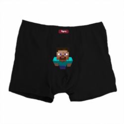 Трусы-боксеры Steve from Minecraft - PrintSalon