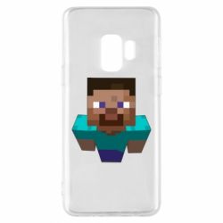 Чехол для Samsung S9 Steve from Minecraft - PrintSalon