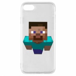 Чехол для iPhone 7 Steve from Minecraft - PrintSalon