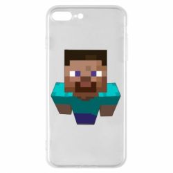 Чехол для iPhone 7 Plus Steve from Minecraft - PrintSalon