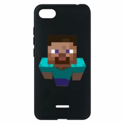 Чехол для Xiaomi Redmi 6A Steve from Minecraft - PrintSalon