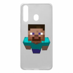 Чехол для Samsung A60 Steve from Minecraft - PrintSalon