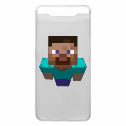 Чехол для Samsung A80 Steve from Minecraft - PrintSalon