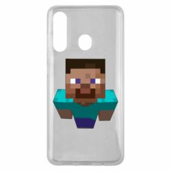 Чехол для Samsung M40 Steve from Minecraft - PrintSalon