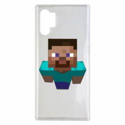 Чехол для Samsung Note 10 Plus Steve from Minecraft - PrintSalon