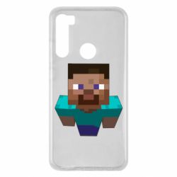 Чехол для Xiaomi Redmi Note 8 Steve from Minecraft - PrintSalon
