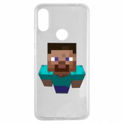 Чехол для Xiaomi Redmi Note 7 Steve from Minecraft - PrintSalon