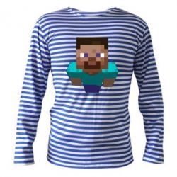 Тельняшка с длинным рукавом Steve from Minecraft