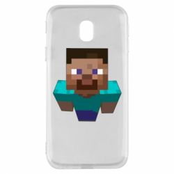 Чехол для Samsung J3 2017 Steve from Minecraft - PrintSalon