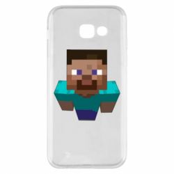 Чехол для Samsung A5 2017 Steve from Minecraft - PrintSalon