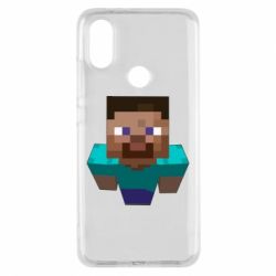 Чехол для Xiaomi Mi A2 Steve from Minecraft - PrintSalon