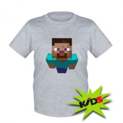 Детская футболка Steve from Minecraft - PrintSalon