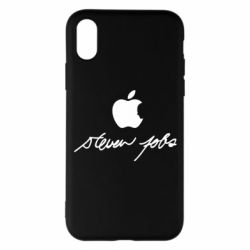 Чехол для iPhone X/Xs Steve Jobs - PrintSalon