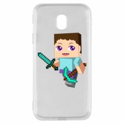 Чохол для Samsung J3 2017 Steve minecraft - PrintSalon