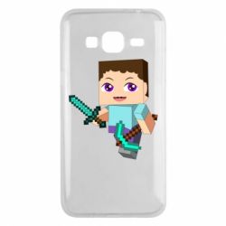 Чохол для Samsung J3 2016 Steve minecraft - PrintSalon