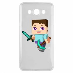 Чохол для Samsung J7 2016 Steve minecraft - PrintSalon