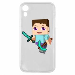 Чохол для iPhone XR Steve minecraft - PrintSalon