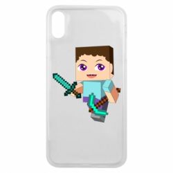 Чохол для iPhone Xs Max Steve minecraft - PrintSalon