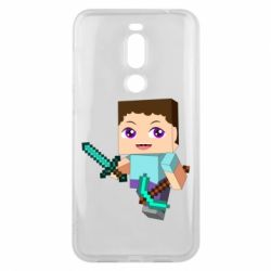 Чохол для Meizu X8 Steve minecraft - PrintSalon