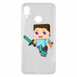 Чохол для Huawei P Smart Plus 2018 Steve minecraft - PrintSalon