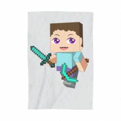 Рушник з принтом Steve minecraft - PrintSalon