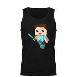 Майка чоловіча Steve minecraft - PrintSalon