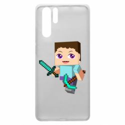 Чохол для Huawei P30 Pro Steve minecraft - PrintSalon