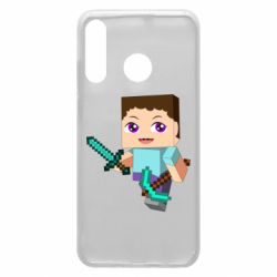 Чохол для Huawei P30 Lite Steve minecraft - PrintSalon